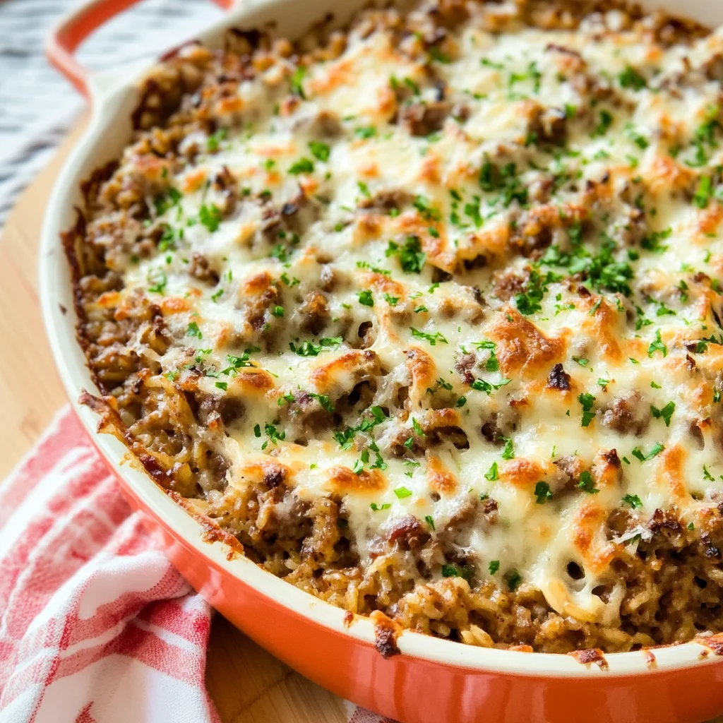 Deliciously Cozy Meat Doria (Rice Gratin) Recipe