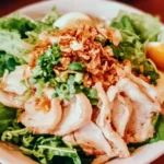 Pork Shabu Salad with Ponzu Dressing and Egg Drop Soup Recipe
