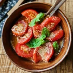 Refreshing Tomato Salad with Sesame Ponzu Recipe
