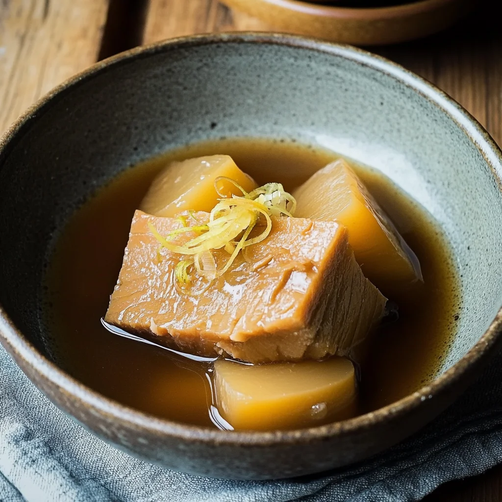 Buri Daikon Recipe: Heartwarming Simmered Yellowtail and Daikon