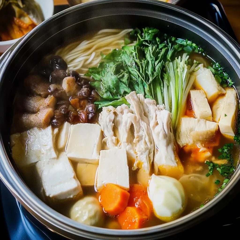 Cozy Mizutaki Chicken Hot Pot Recipe