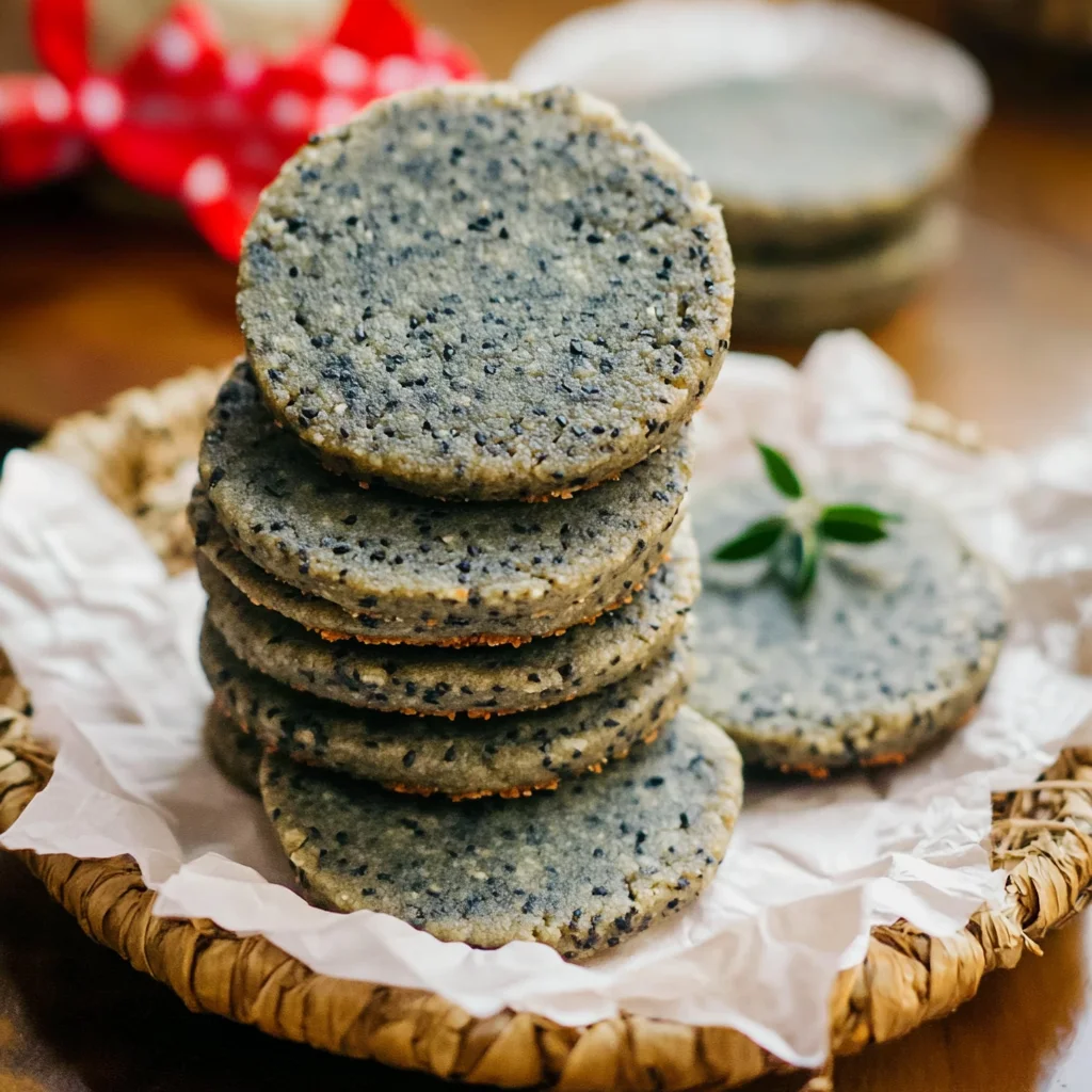 Delicious Black Sesame Cookies Recipe