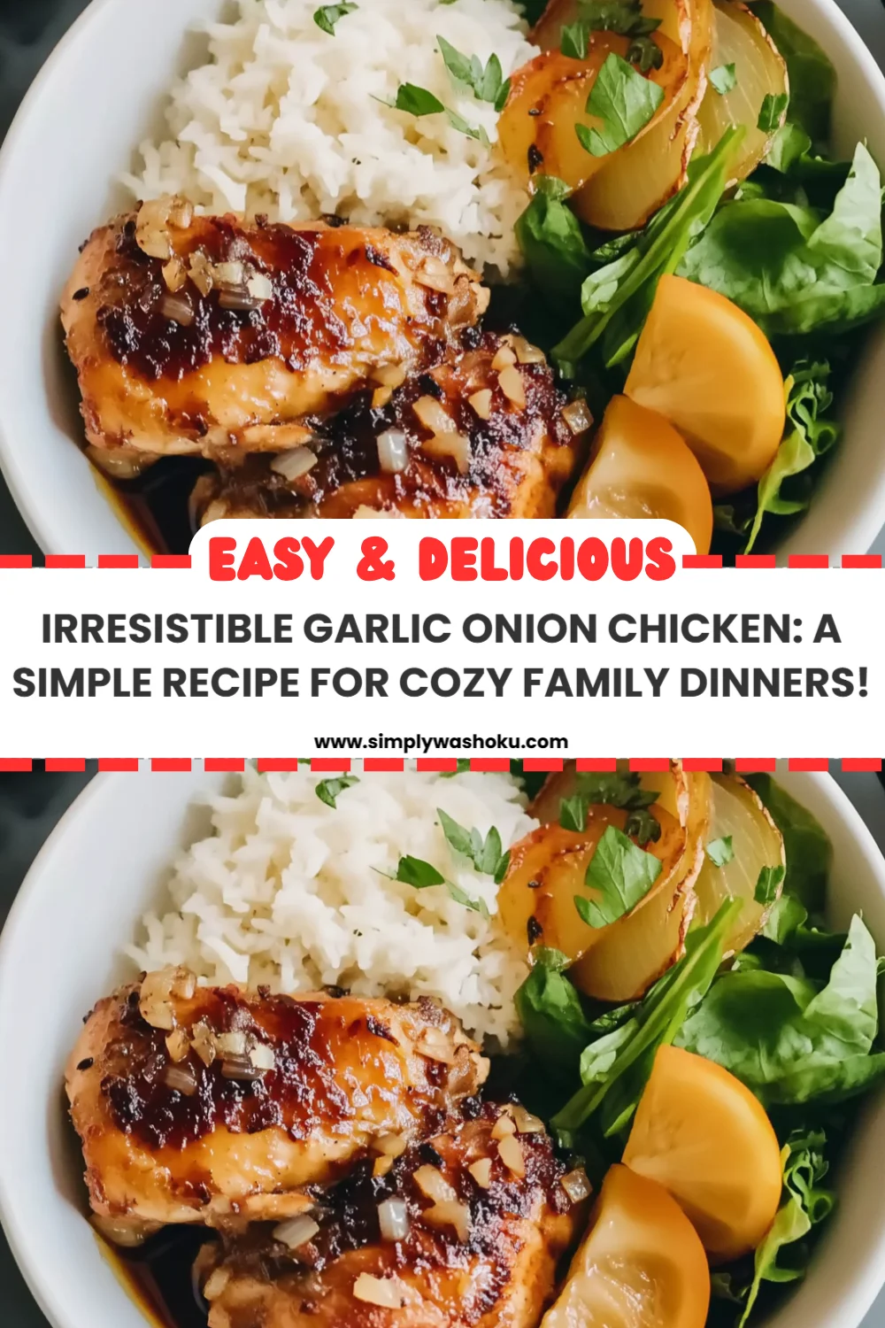 Irresistible Garlic Onion Chicken: A Simple Recipe for Cozy Family Dinners!