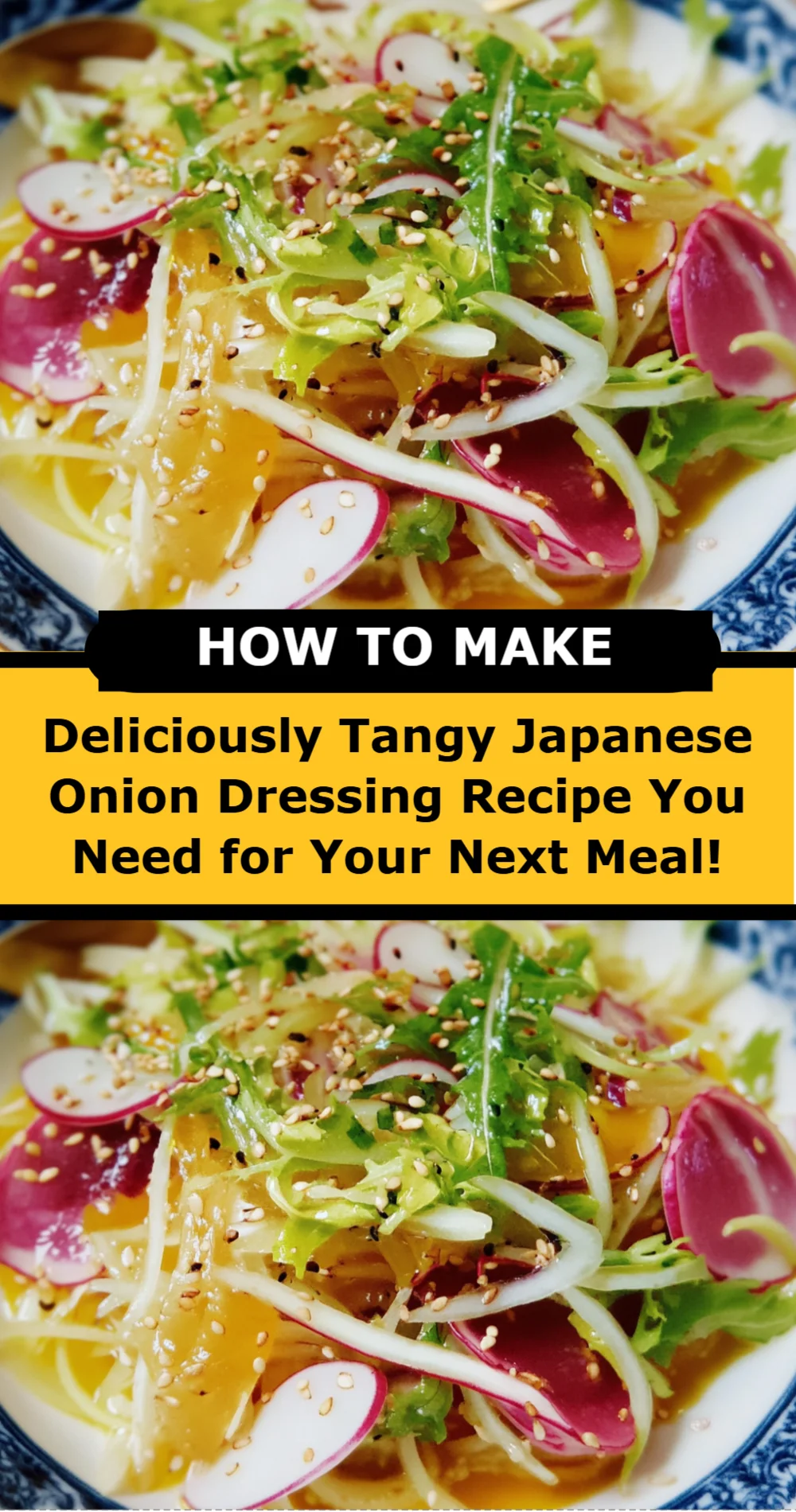 Deliciously Tangy Japanese Onion Dressing Recipe You Need for Your Next Meal!