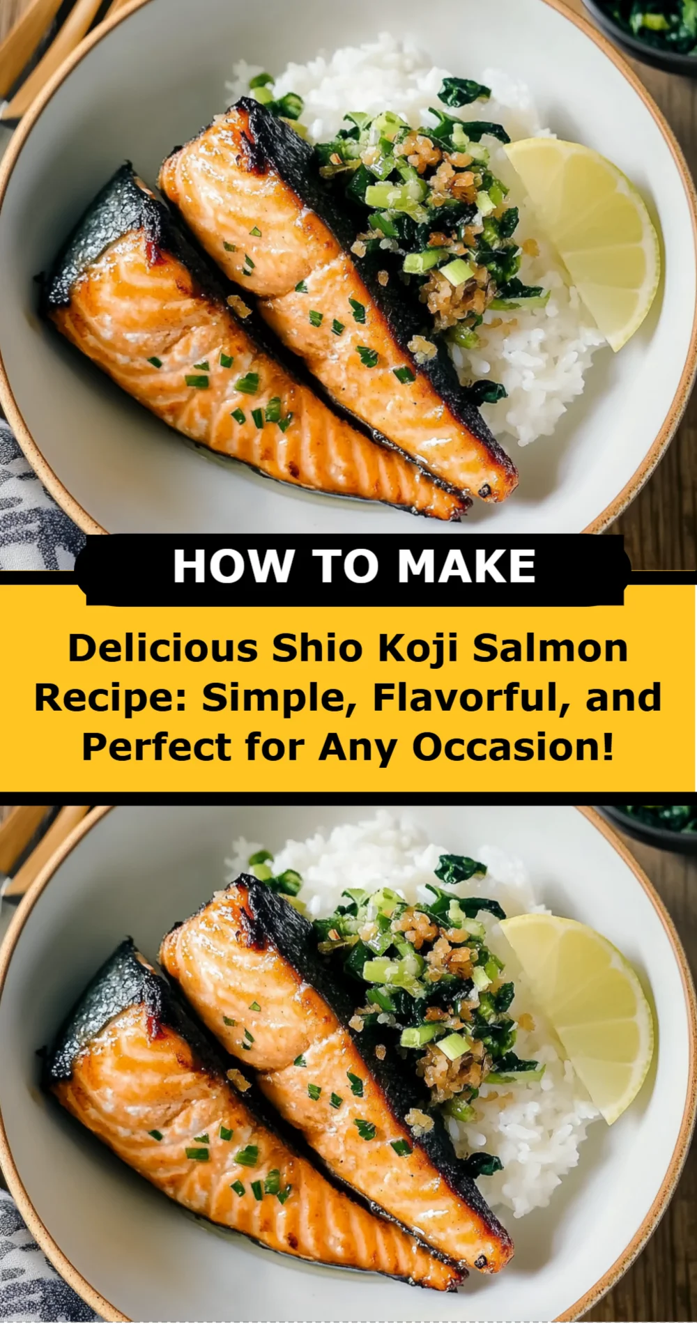 Delicious Shio Koji Salmon Recipe: Simple, Flavorful, and Perfect for Any Occasion!