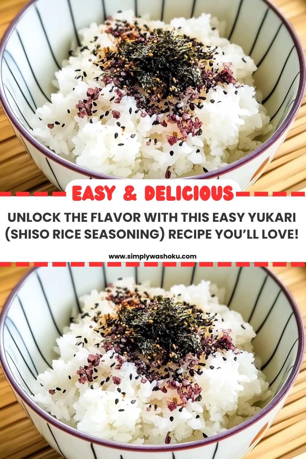 Unlock the Flavor with This Easy Yukari (Shiso Rice Seasoning) Recipe You’ll Love!