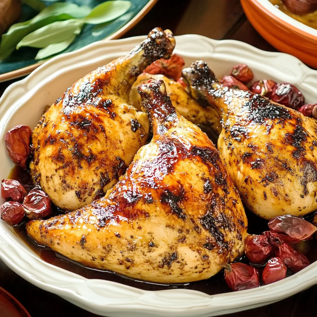 Honey Soy Glazed Spatchcock Chicken Recipe