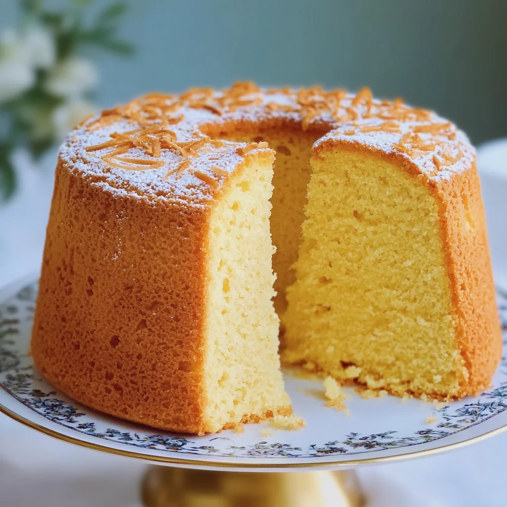 Light and Fluffy Perfect Chiffon Cake Recipe
