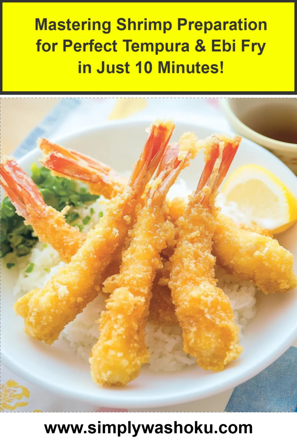 Mastering Shrimp Preparation for Perfect Tempura & Ebi Fry in Just 10 Minutes!