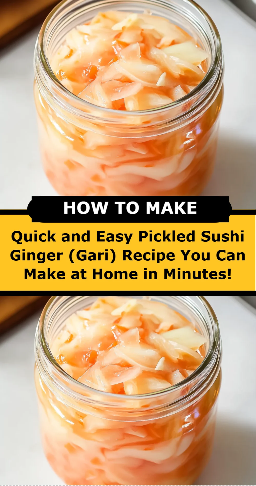 Quick and Easy Pickled Sushi Ginger (Gari) Recipe You Can Make at Home in Minutes!