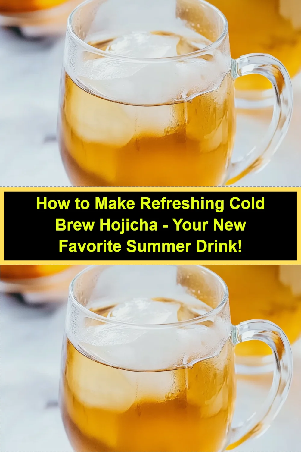 How to Make Refreshing Cold Brew Hojicha - Your New Favorite Summer Drink!