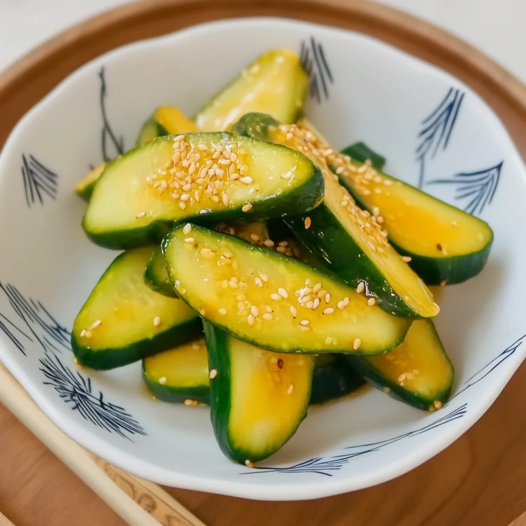 Spicy Japanese Pickled Cucumbers Recipe