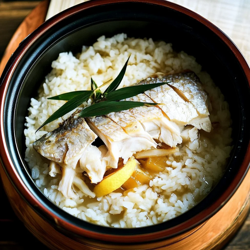 Tai Meshi with Leftover Baked Sea Bream Recipe