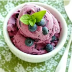 Deliciously Easy Blueberry Frozen Yogurt Recipe