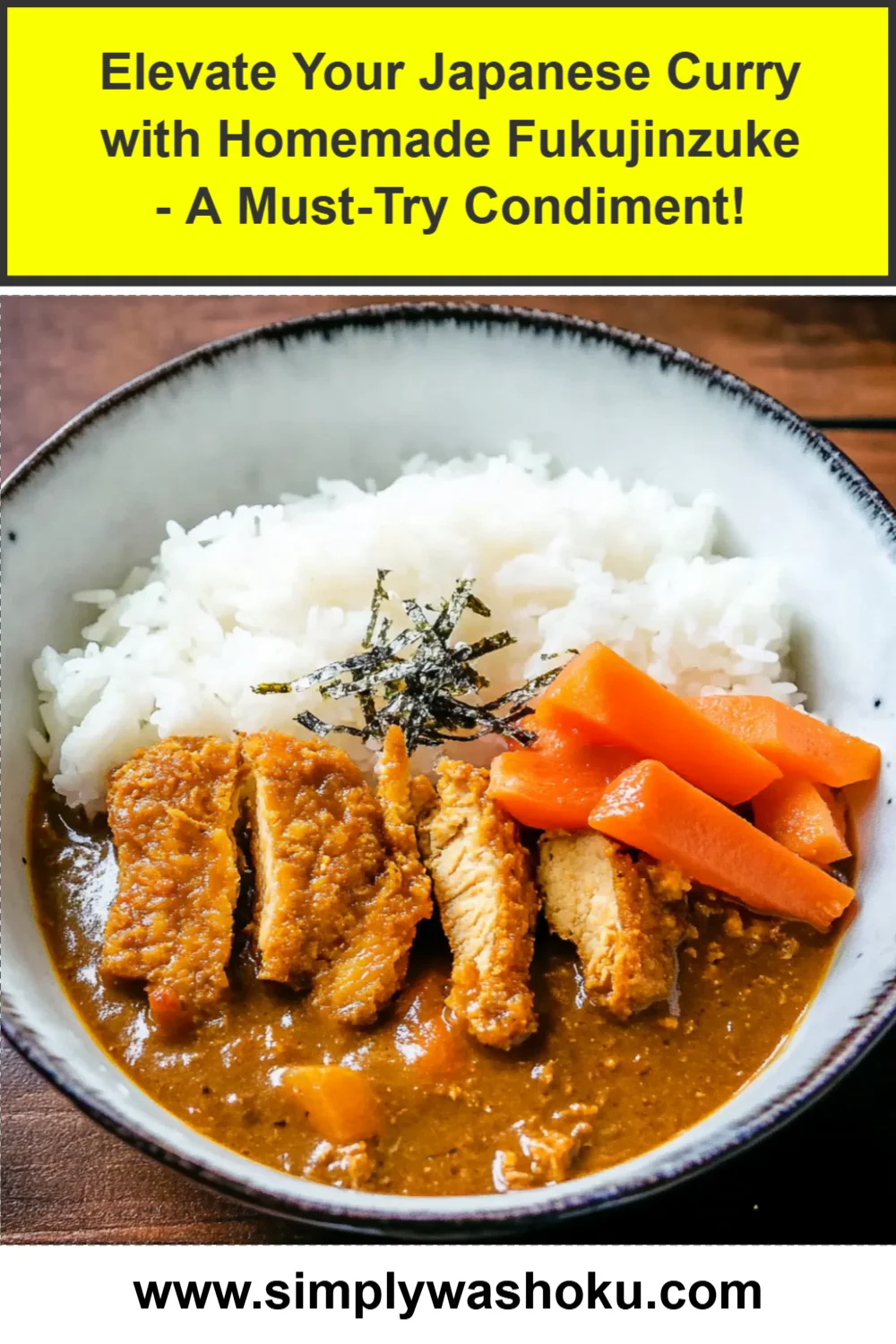 Elevate Your Japanese Curry with Homemade Fukujinzuke - A Must-Try Condiment!