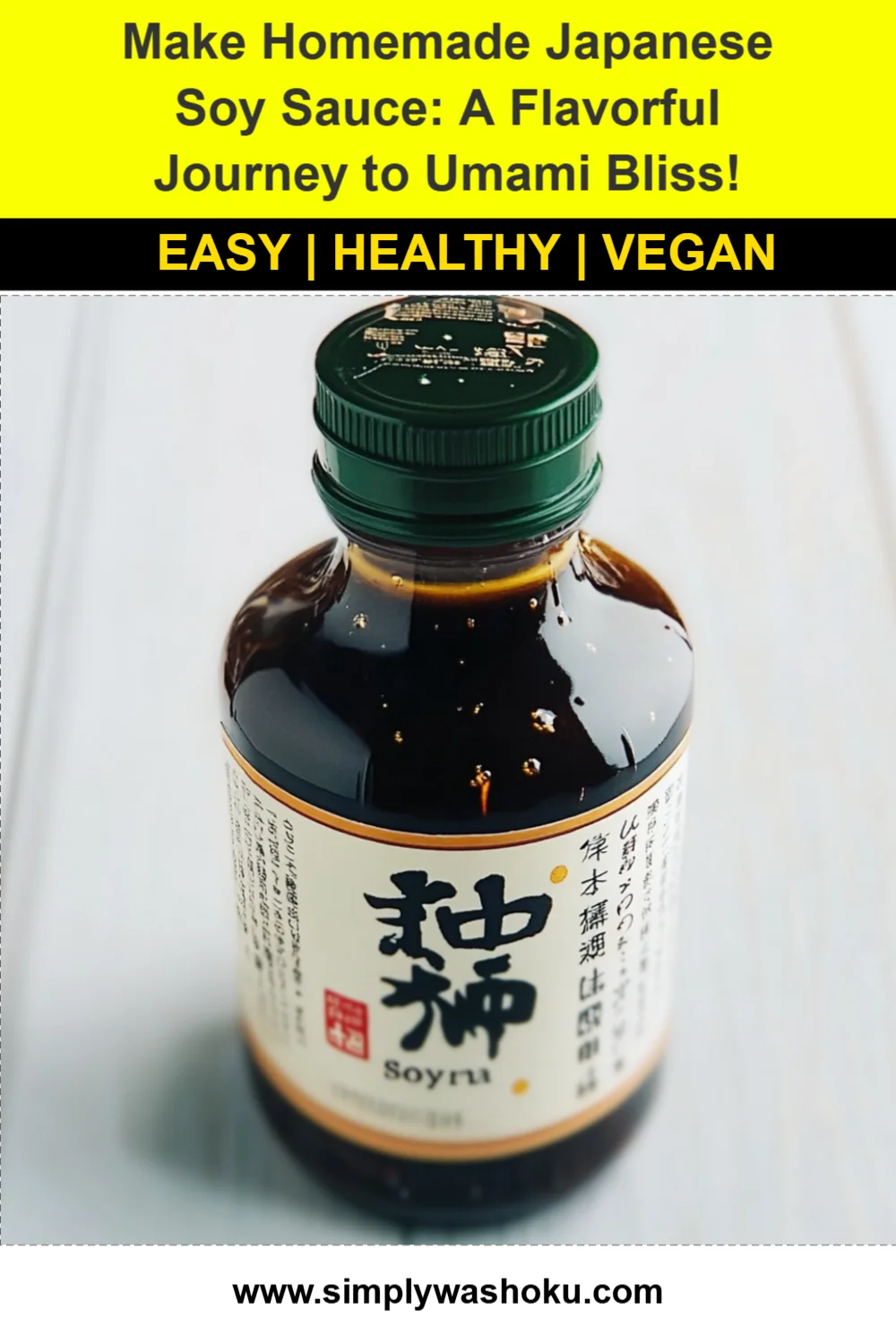 Make Homemade Japanese Soy Sauce: A Flavorful Journey to Umami Bliss!