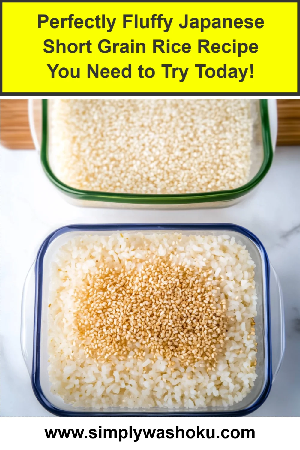 Perfectly Fluffy Japanese Short Grain Rice Recipe You Need to Try Today!